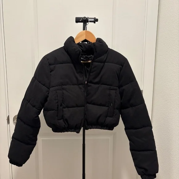 Pretty little thing crop puffer jacket - Picture 3 of 4